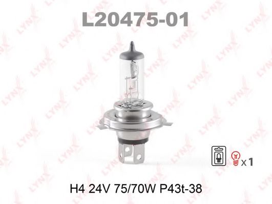 LYNXauto L20475-01 Bulb, headlight